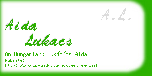 aida lukacs business card